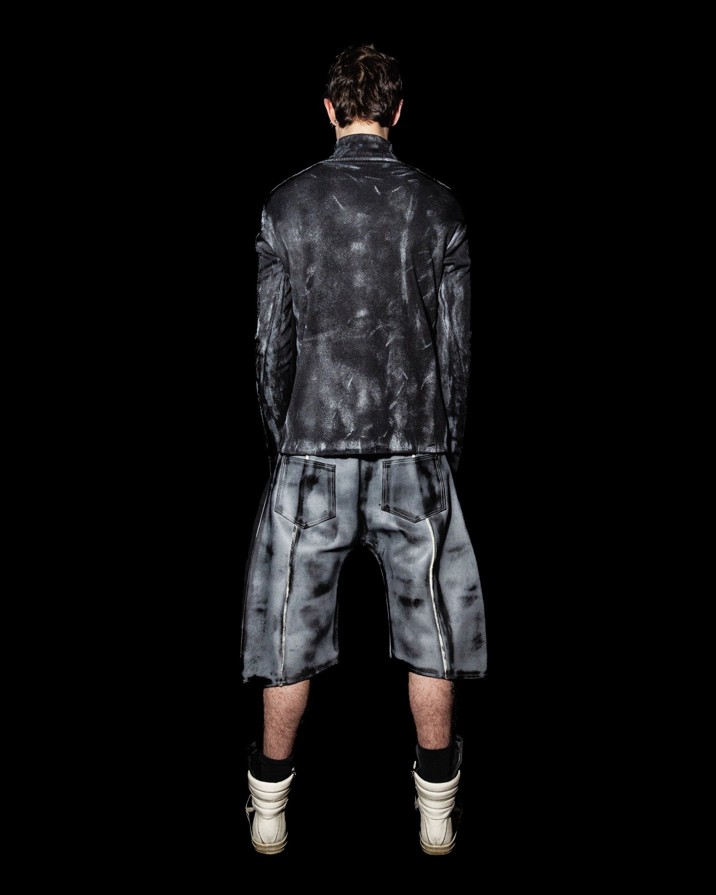 'A-LOGO' METALLIC KNITWEAR