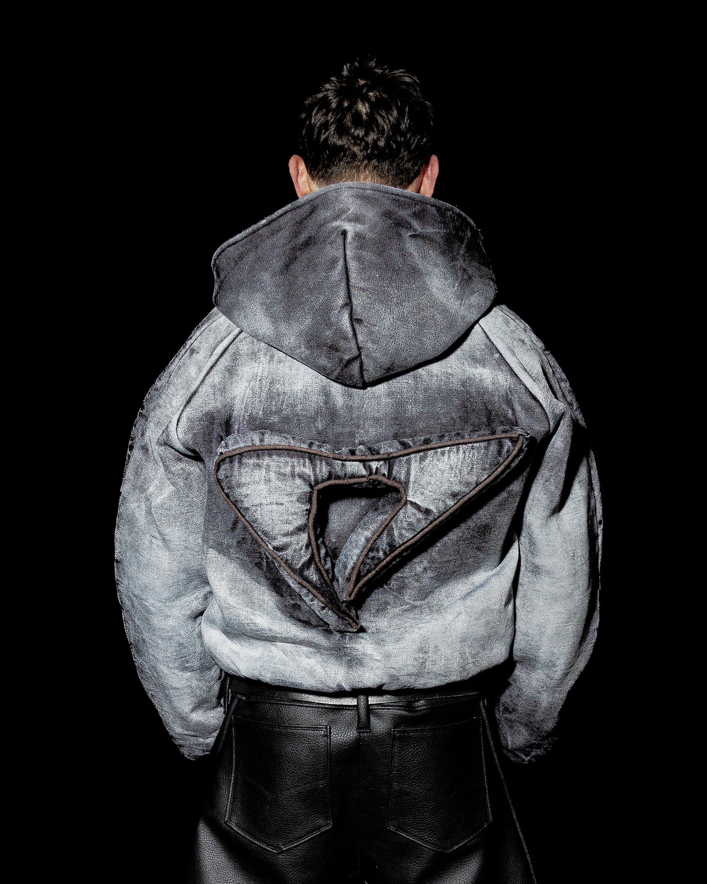 'A-FOAM LOGO' DENIM JACKET