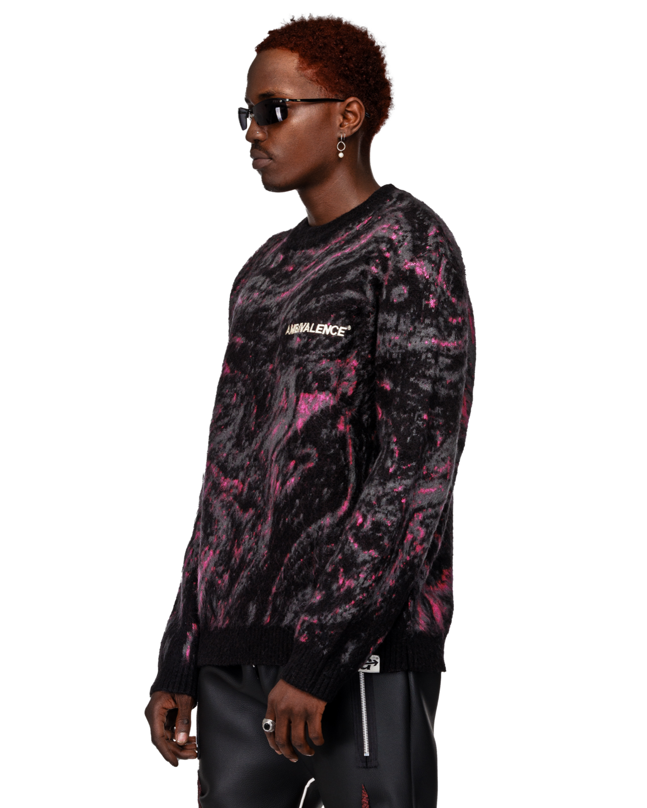 'WAVY' MOHAIR - INFRARED