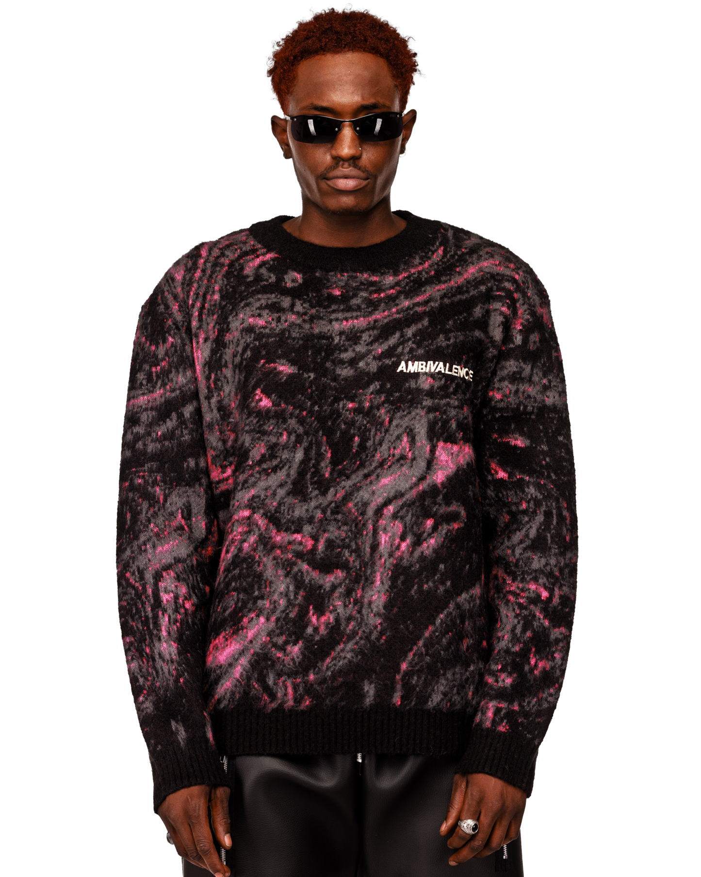 'WAVY' MOHAIR - INFRARED