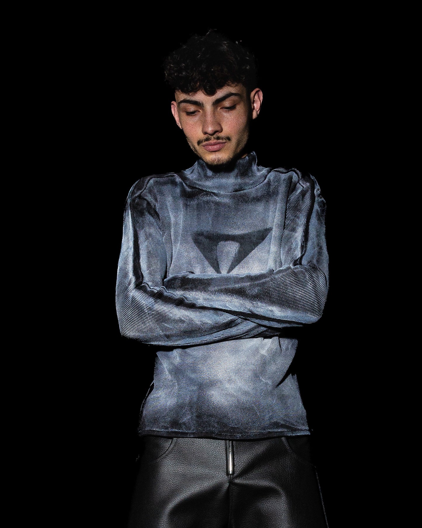 'A-LOGO' SKY BLUE KNITWEAR