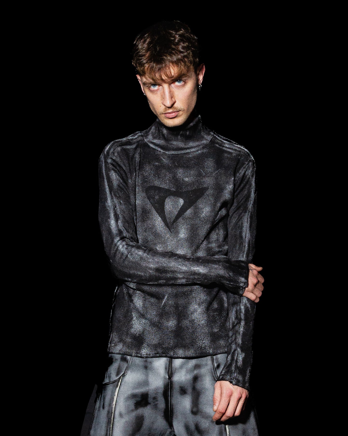 'A-LOGO' METALLIC KNITWEAR