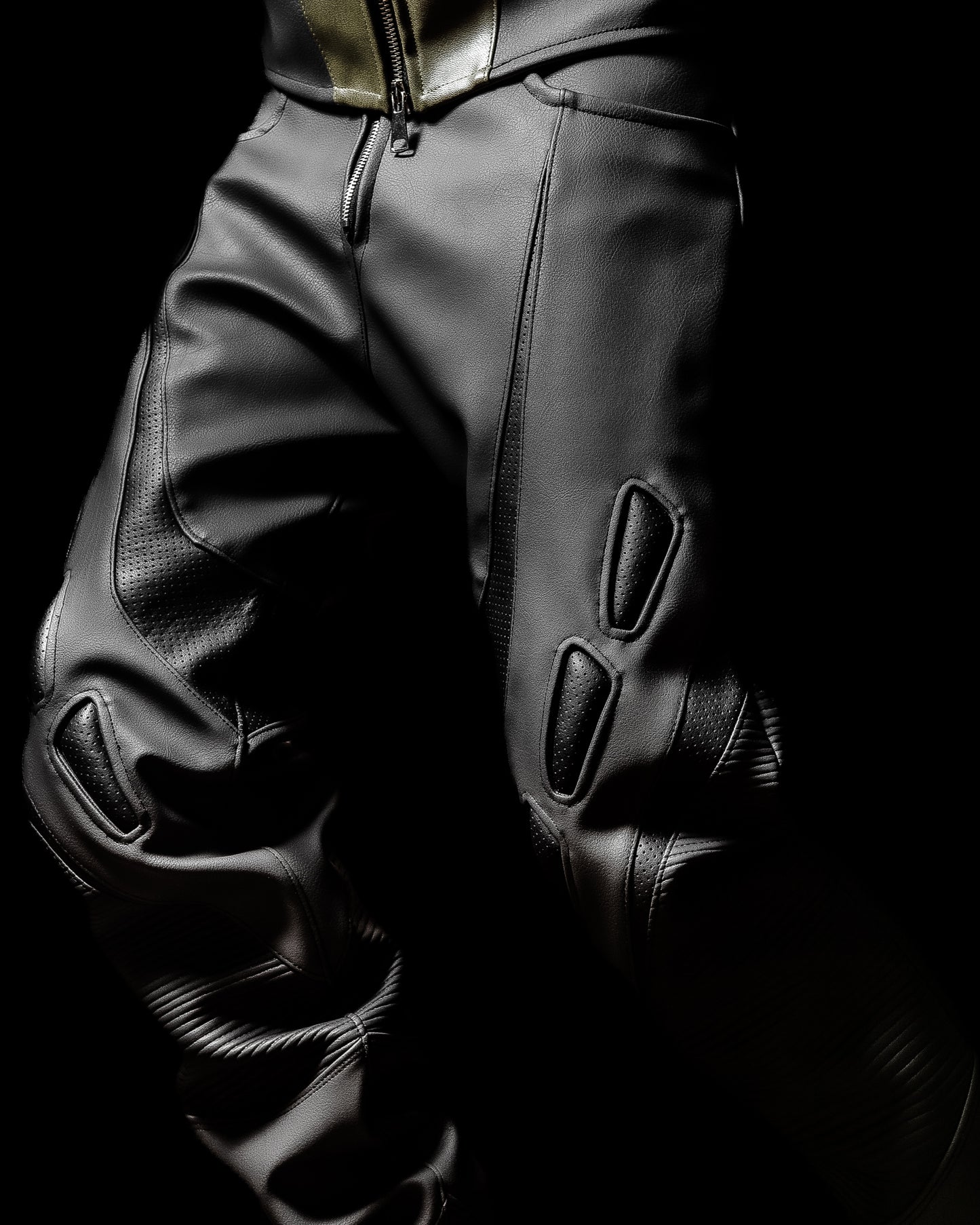 ‘PROTECTION’ LEATHER PANT (SLIM)