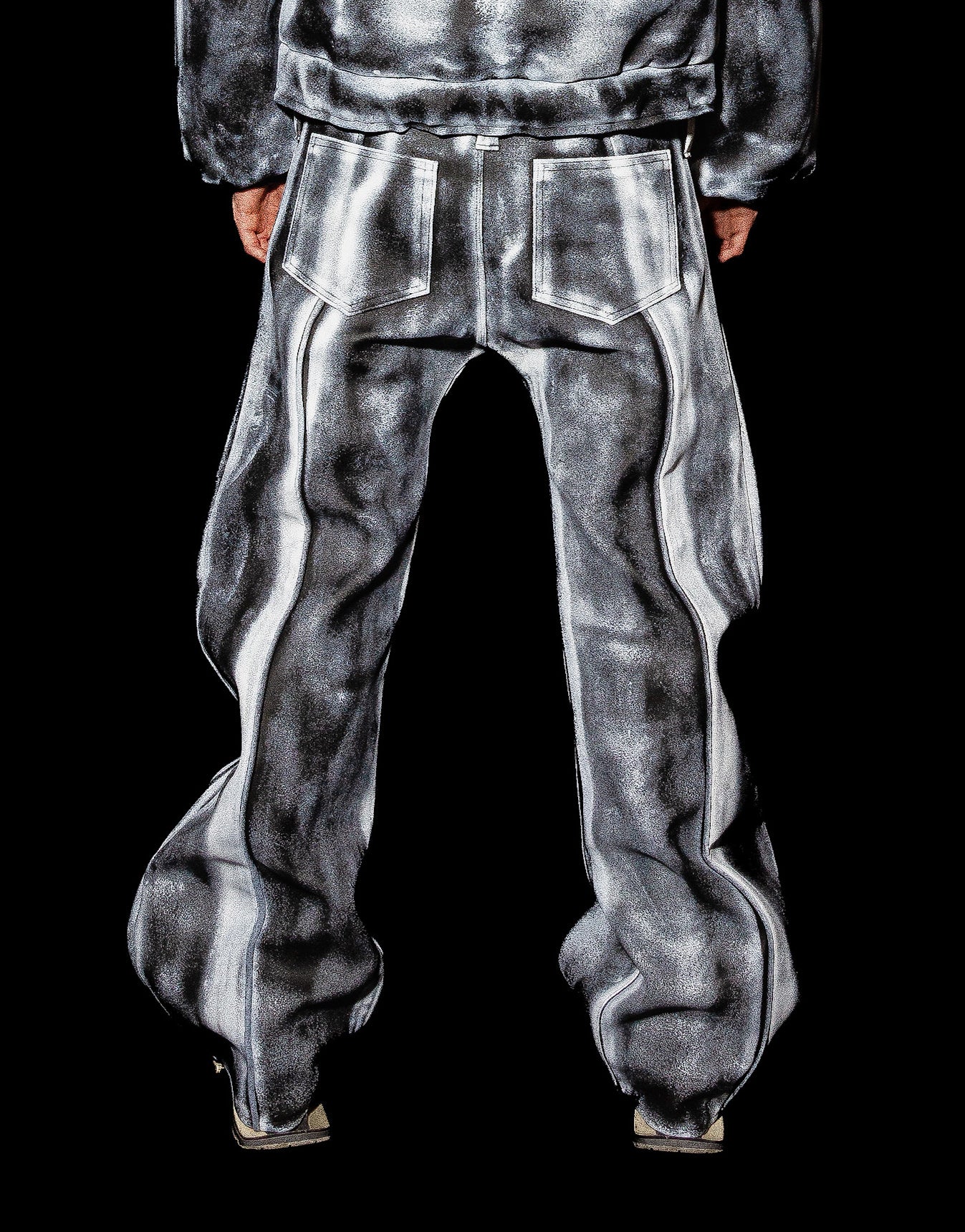'PAINTED LINEAR' PANTS