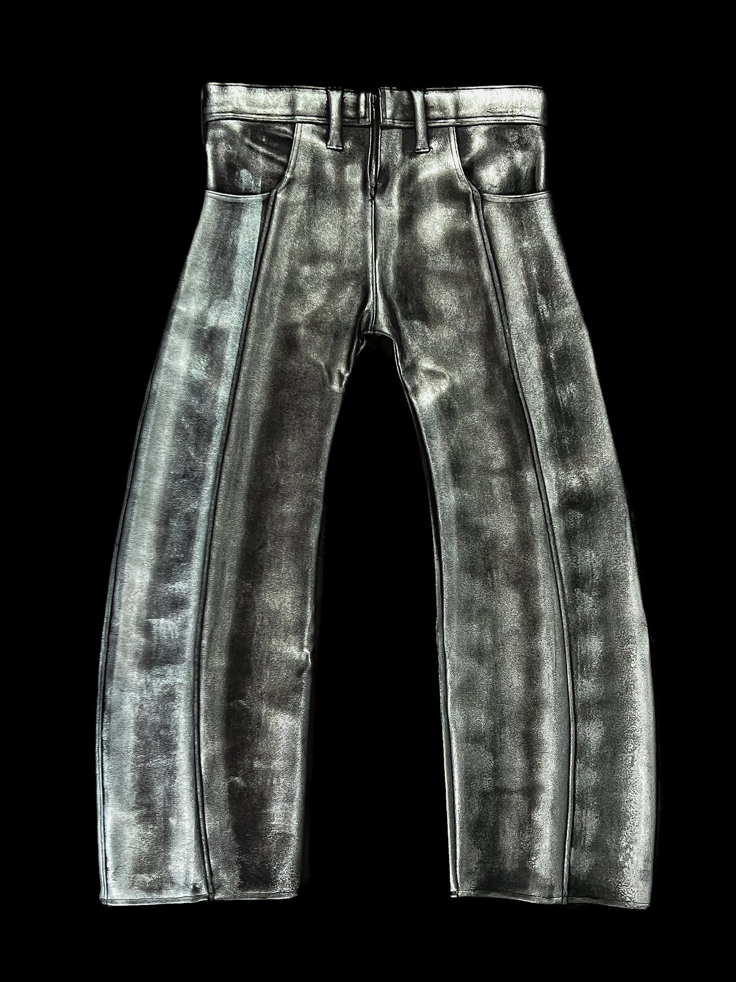 'METALLIC LINEAR' PANTS