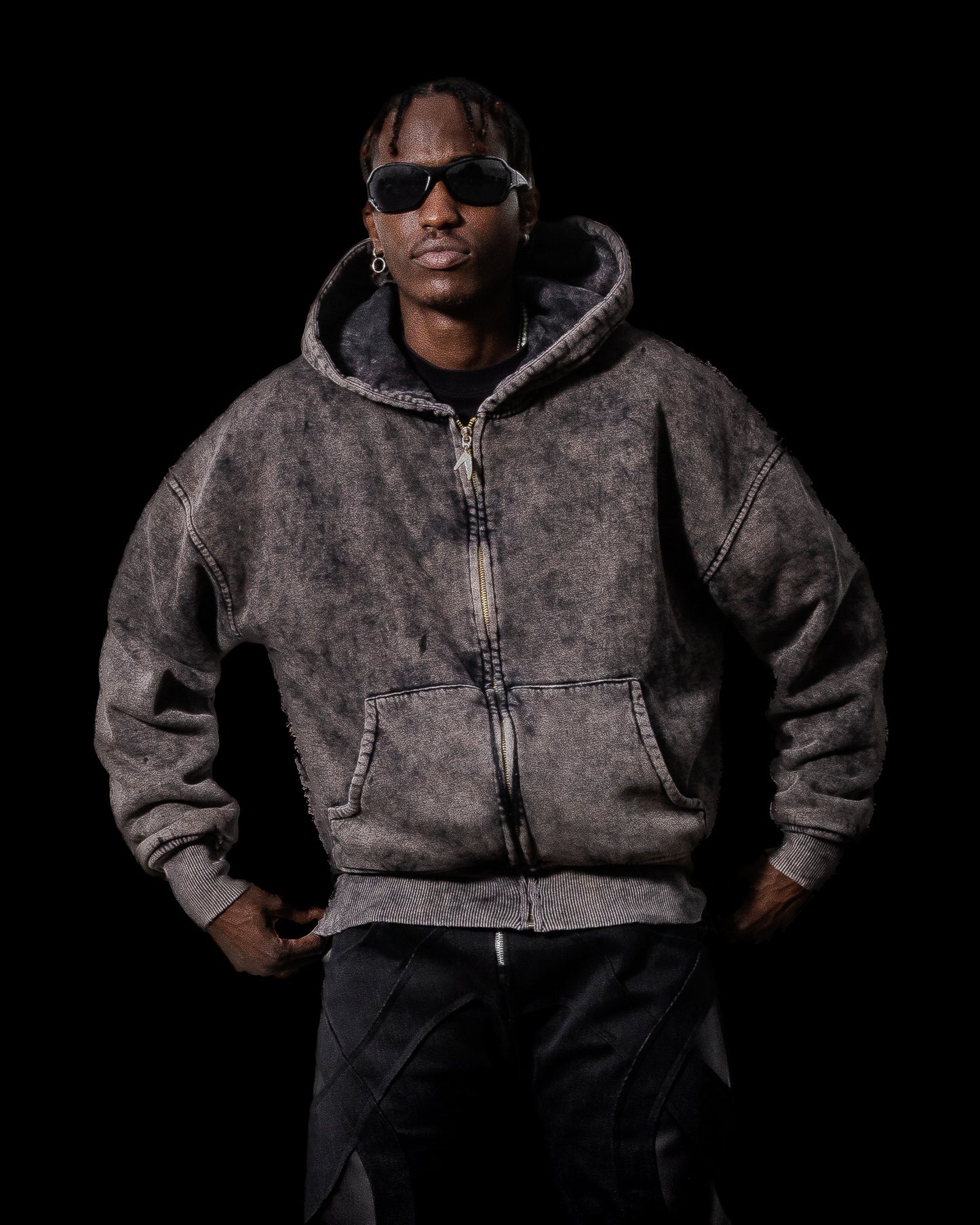 'FADE' ZIP HOODIE