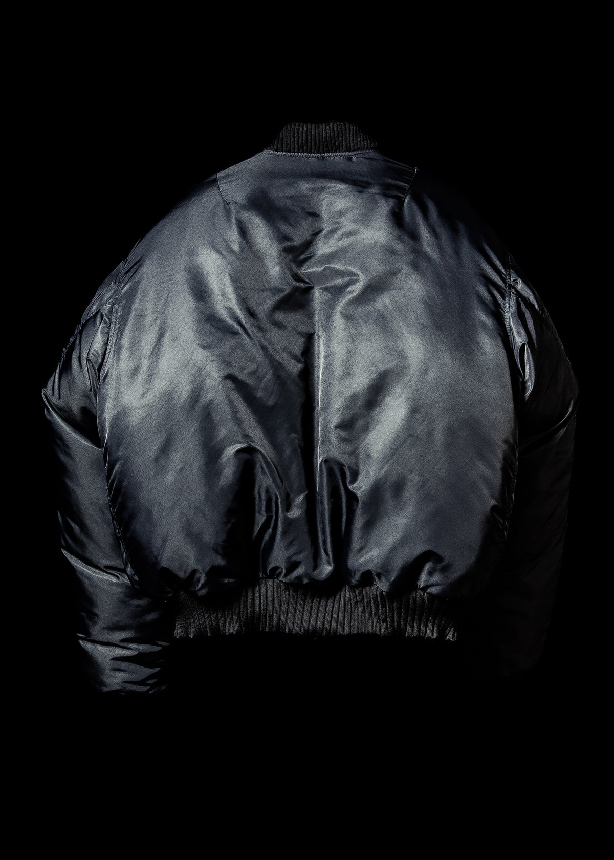 OVERSIZED NYLON BOMBER JACKET