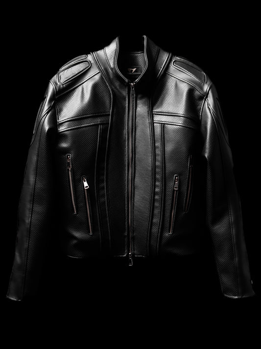 ‘PROTECTION’ LEATHER JACKET V2