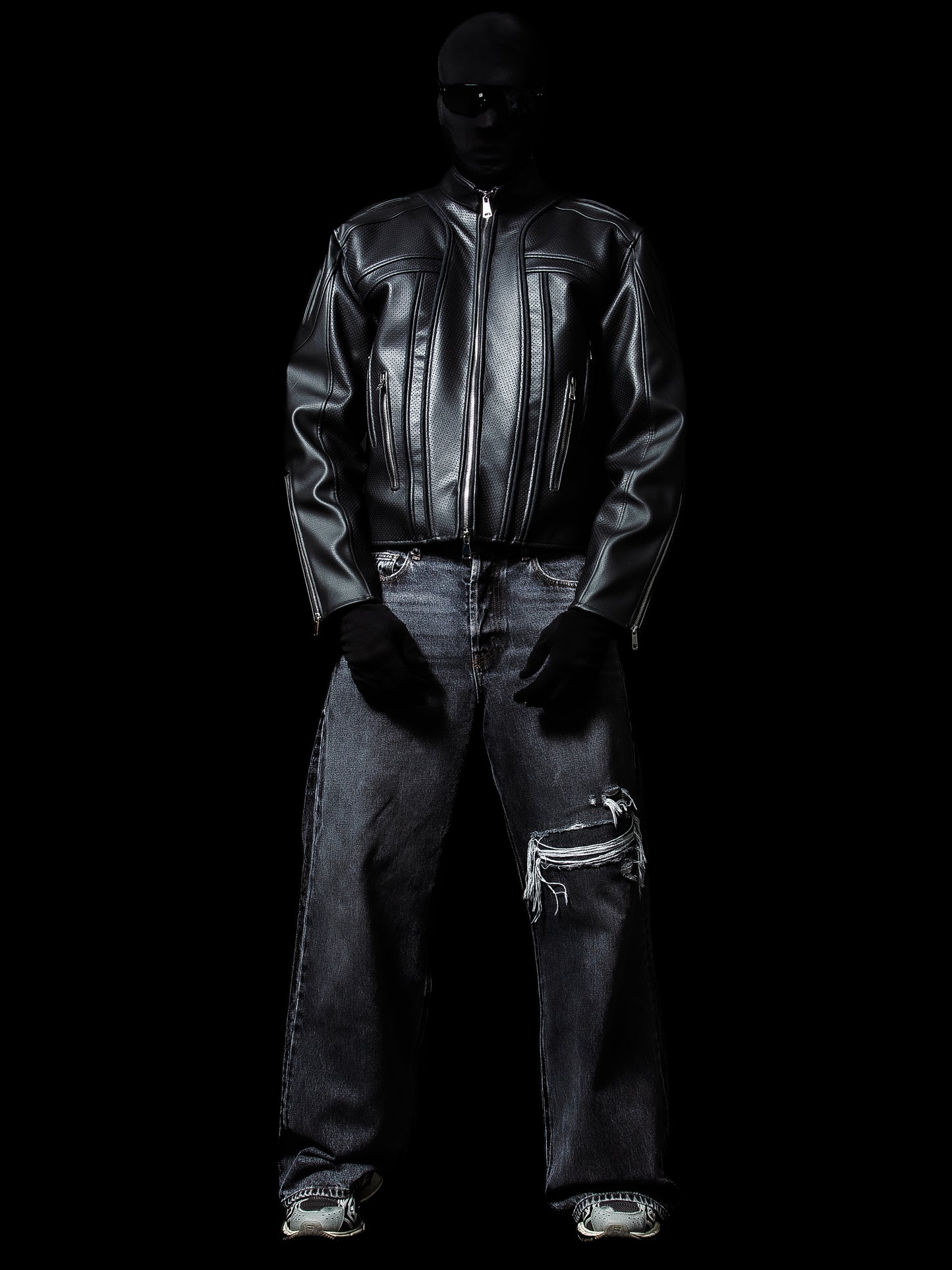 ‘PROTECTION’ LEATHER JACKET V2